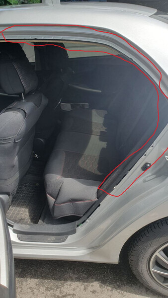 Задні ліві двері Toyota Corolla E140  2008 1.6 Бензин 