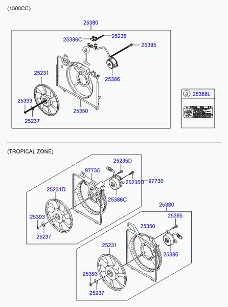 Вентилятор кондиционера Hyundai Accent 2008 г.  1.4 л бензин Чернигов