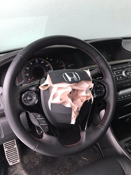 Airbag водителя Honda Accord USA 2017 г.  2.4 л бензин Ровно