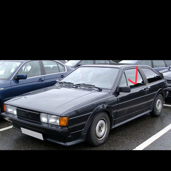 Стекло двери левое Volkswagen Scirocco  1987 купе 2.0 Бензин Хмельницкий