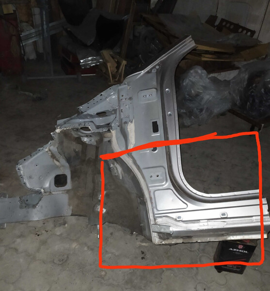 Порог передний левый (передний угол порога, как отмечено) Hyundai Tucson  2018 2.0 Бензин 