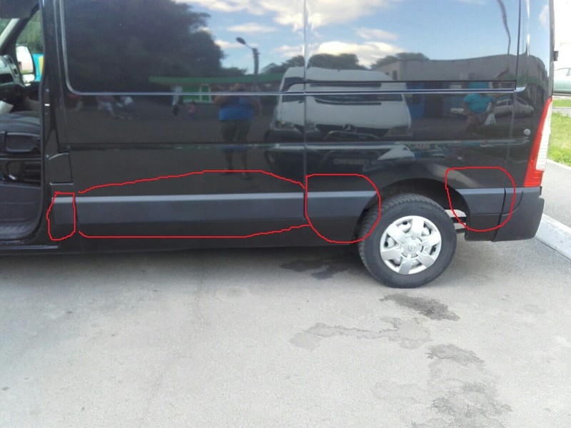 Молдинги Renault Master  2008 2.3 Дизель Киев