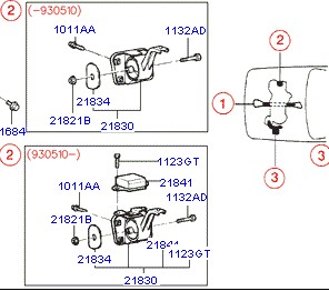 Опора кпп (на машине правая) Hyundai Lantra J1  1994 1.5 Бензин Черкассы