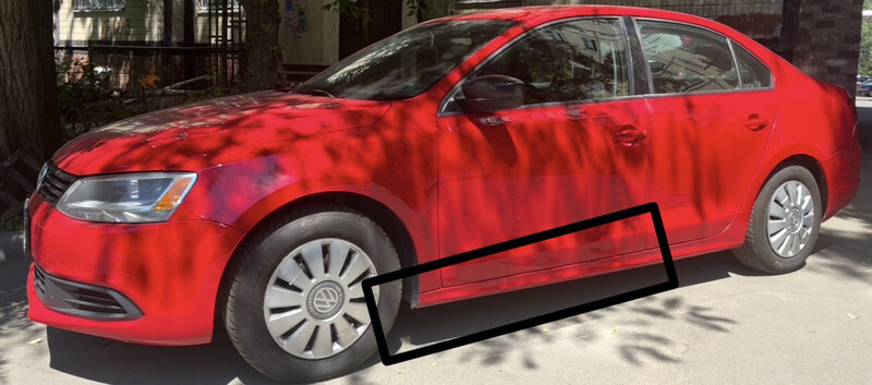 Левый порог Volkswagen Jetta 6  2013 2.5 Бензин Днепр