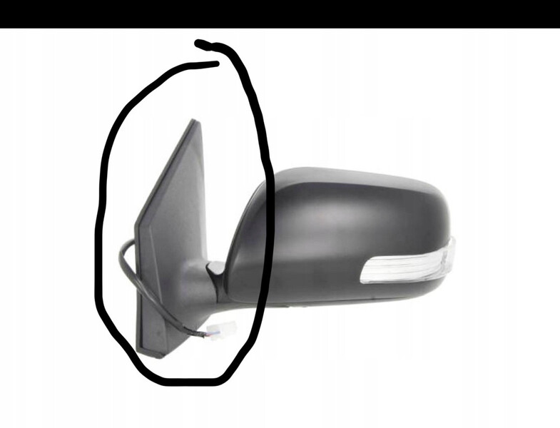 Дзеркало ліве Toyota Corolla е150 2010  Электро 