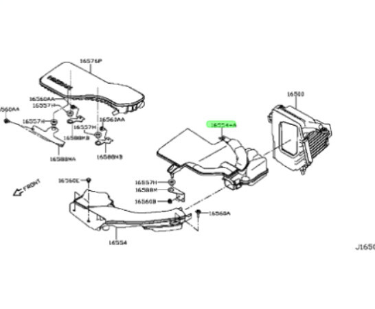 Воздуховод, резонатор Nissan Rogue Sport  2020 2.0 Бензин Черновцы