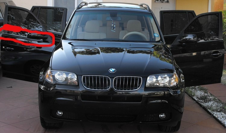 Молдинги BMW X3 E86 2006 г.  2.5 л бензин Киев
