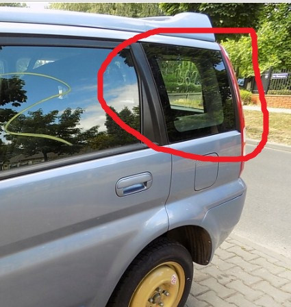 Скло кузовне заднє ліва 5 дверка Honda HR-V  2004 1.6 Бензин 