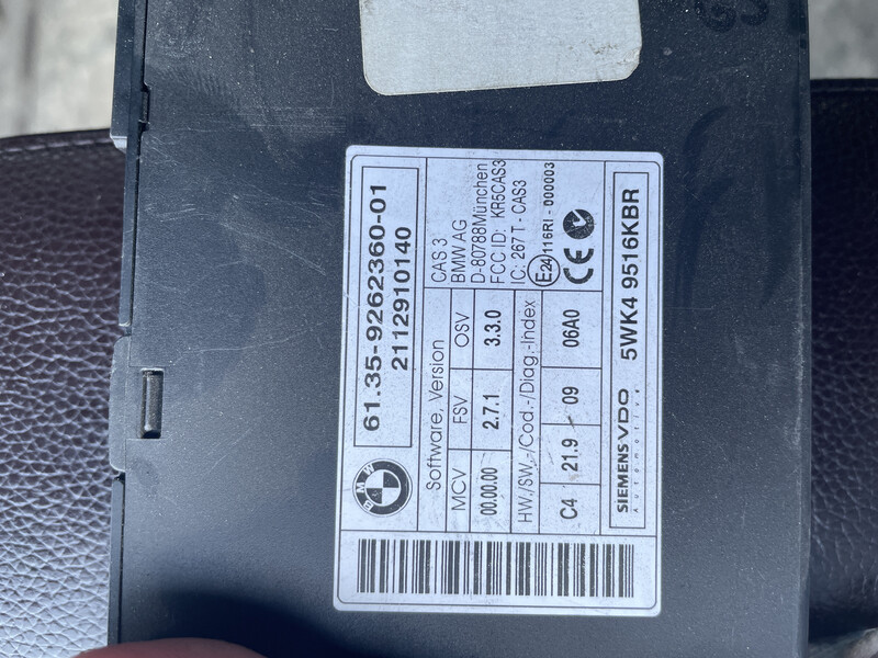 Блок управления cas BMW X5 E70  2011 3.0 Дизель 