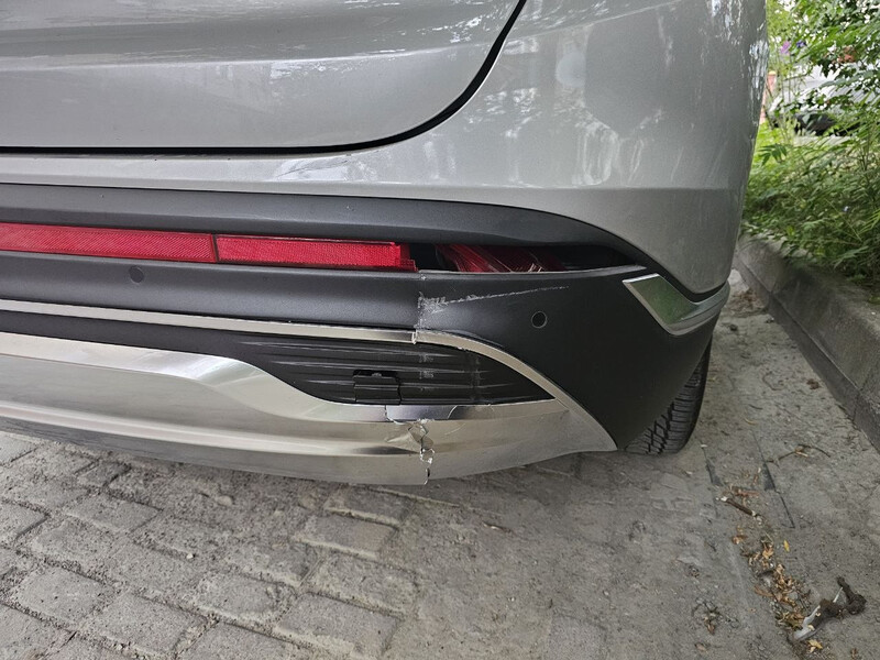 Накладка бампера фонарь usa Hyundai Santa FE  2022 2.4 Бензин Дніпро