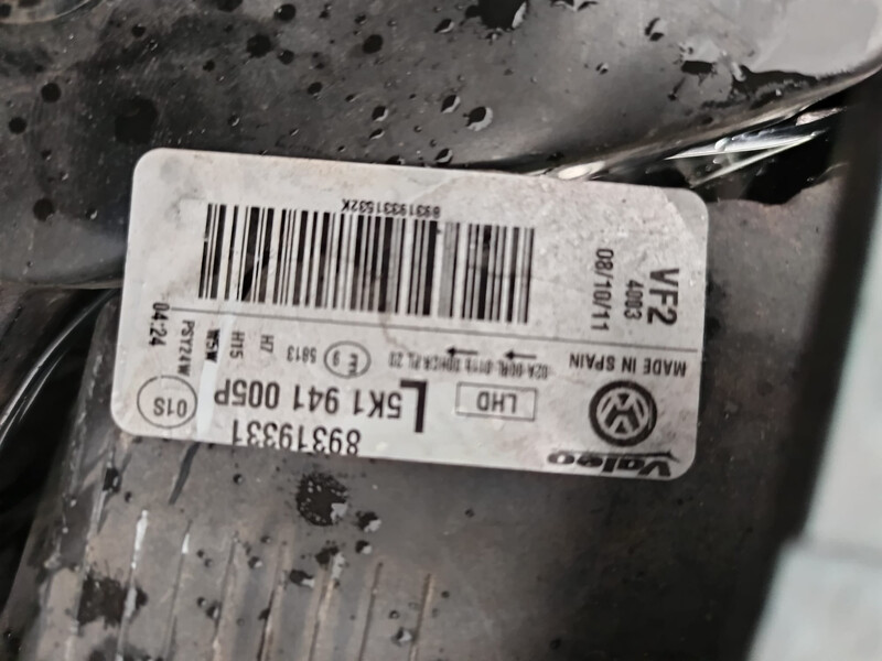 Фара ліва галогенна Volkswagen Golf 6  2011 хэтчбек 1.6 Дизель Винница