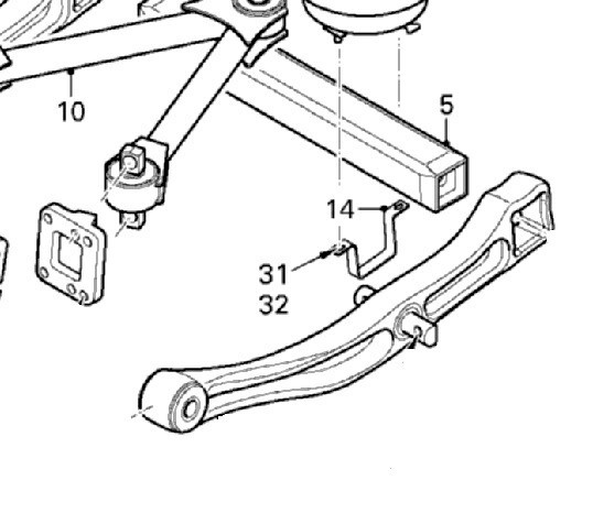 Продольный рычаг 1702608   DAF LF