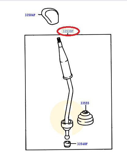 Ручка КПП Toyota Hiace  1997 2.4 Дизель Одеса