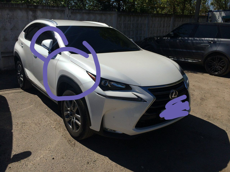 Крило і зеркало праве Lexus NX  2016 універсал 2.2 Дизель 