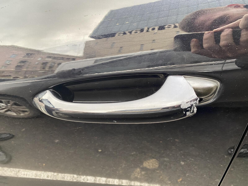 Ручка двери левая передняя Porsche Macan 2017 г.  Киев