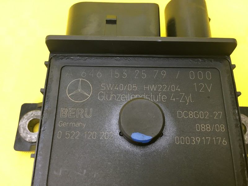Реле свечей накала A6461532579   Mercedes C-Class, Mercedes E-Class, Mercedes S-Class