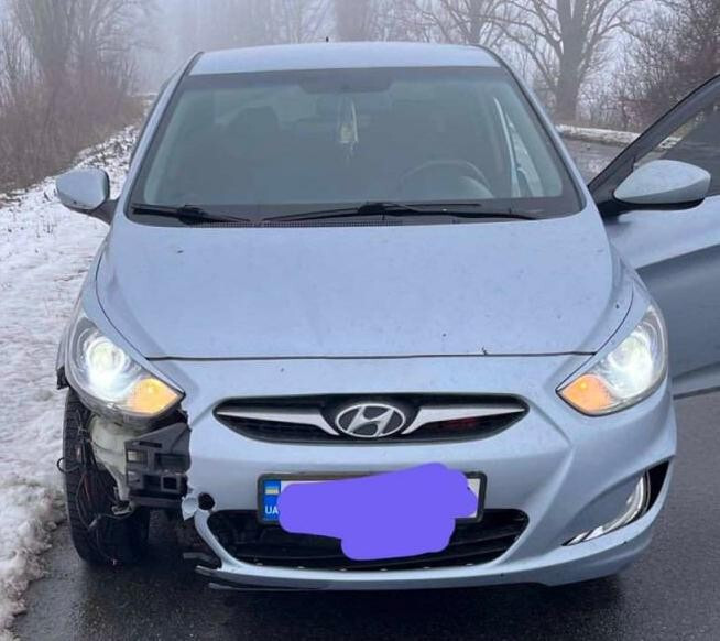 Бампер передний Hyundai Accent  2011  Электро 