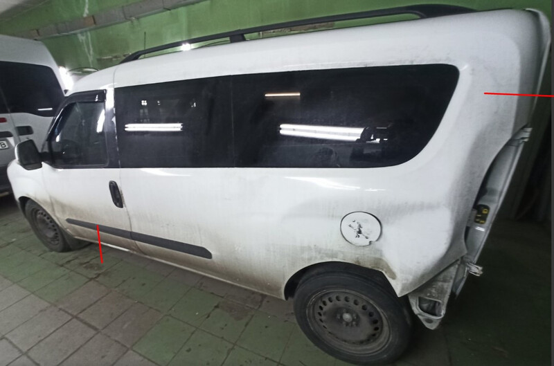 Боковина кузова Fiat Doblo  2013 1.6 Дизель Черкассы