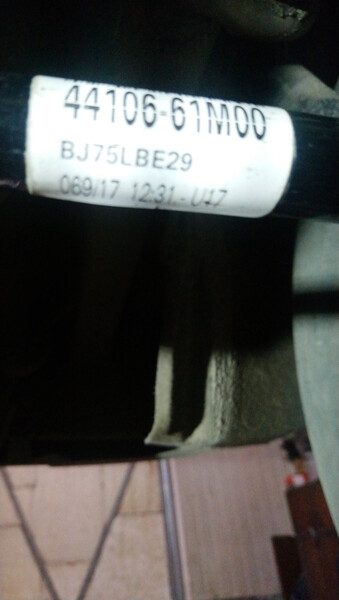 Полуось левая Suzuki Vitara  2016 2.0 Бензин Городок