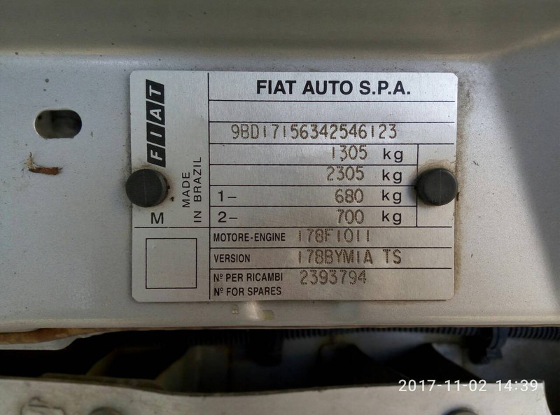 Стекло заднее Fiat Palio  2000 хэтчбек 1.0 Бензин Харьков