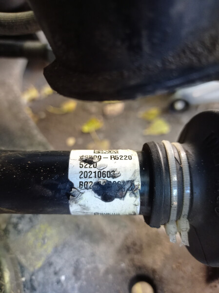 Передний левый привод Hyundai Santa FE  2021 2.5 Бензин 