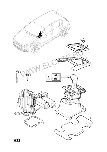 Блок управления АКПП 0784002   Opel Astra, Opel Corsa, Opel Meriva, Opel Vectra