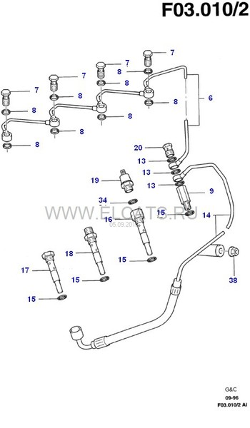 Маслянный трубопровод Ford Scorpio 2  1995 2.5 Дизель Херсон