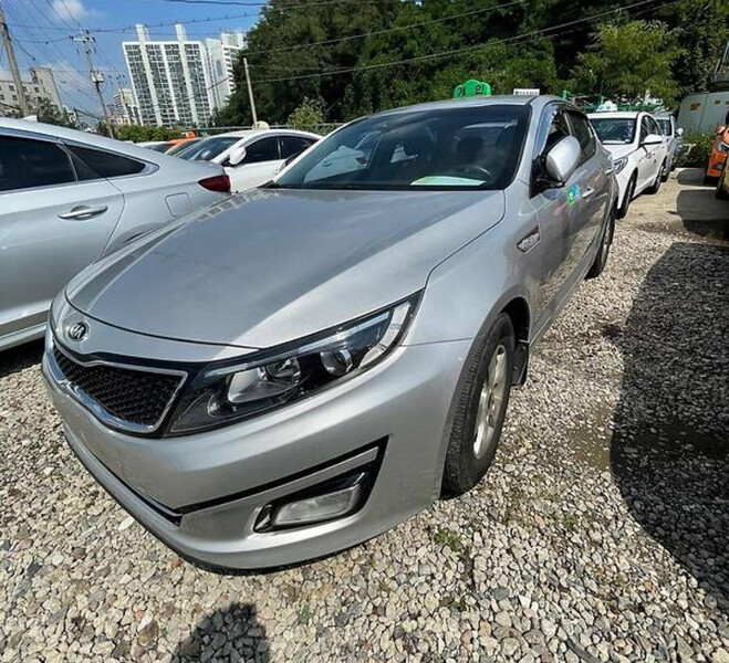 Передний бампер серого цвета Kia K5 2014 г.  2.0 л бензин Киев