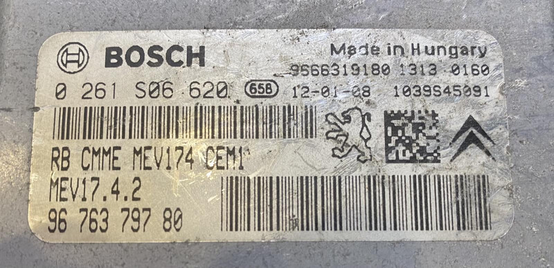 ЭБУ 9676379780   Citroen C3