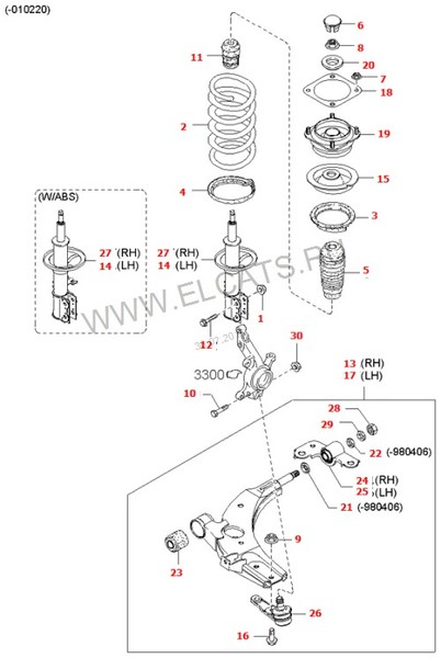 Чашка пружины Kia Shuma  1998 1.5 Бензин Чернигов