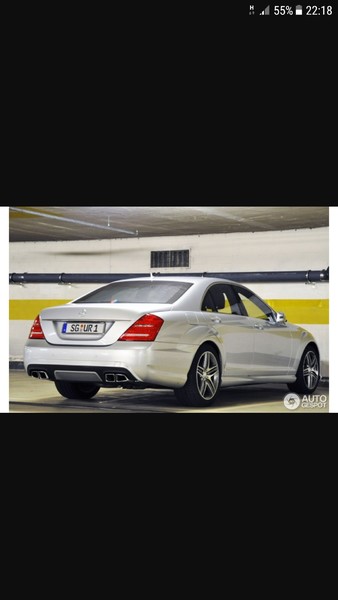 Диффузор на задний бампер Mercedes-Benz S-Class  2007 5.5 Бензин Киев