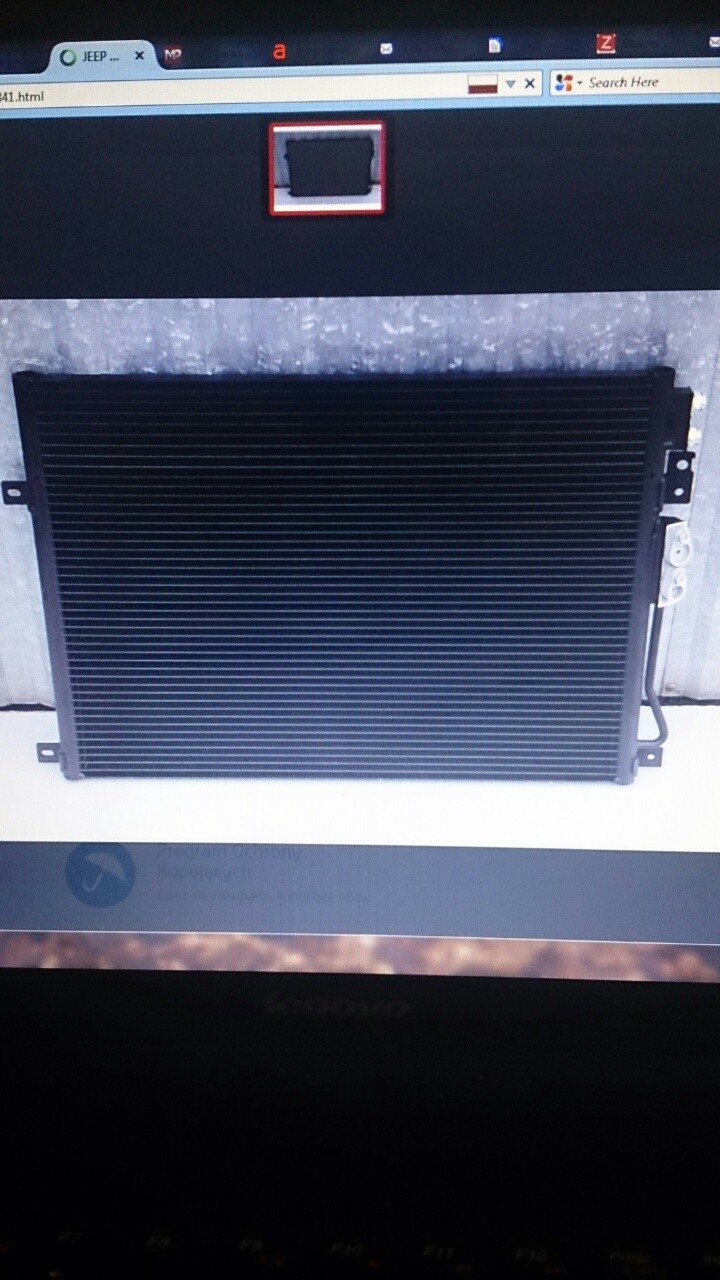 Радіатор кондиціонера Jeep Grand Cherokee CRD 2007 3.0 Дизель Кривий Ріг