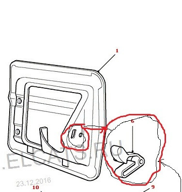 Лючек бензобака Land Rover Range Rover 1997 г.  2.5 л дизель Киев