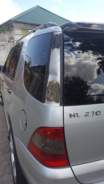 Накладка кузова Mercedes-Benz M-Class W163  2003 2.7 Дизель Николаев