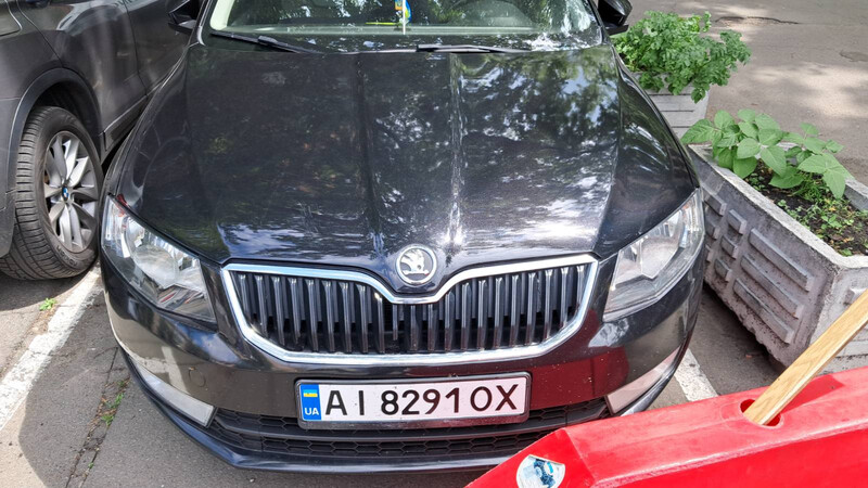 Решетка радиатора Skoda Octavia хэтчбек 2013 г.