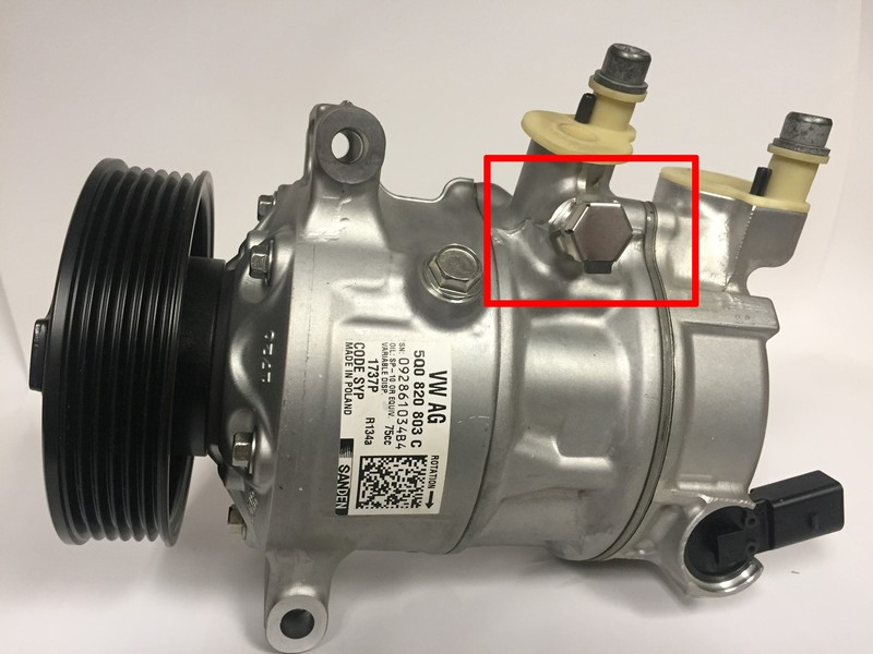 Клапан компрессора кондиционера Skoda Octavia A7 2014 хэтчбек 1.4 Бензин Хмельницкий