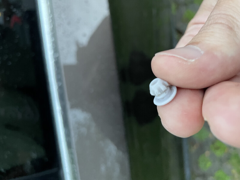 Заглушка хром рейлинга крыши серая резинка Infiniti QX50  2019 2.0 Бензин Киев