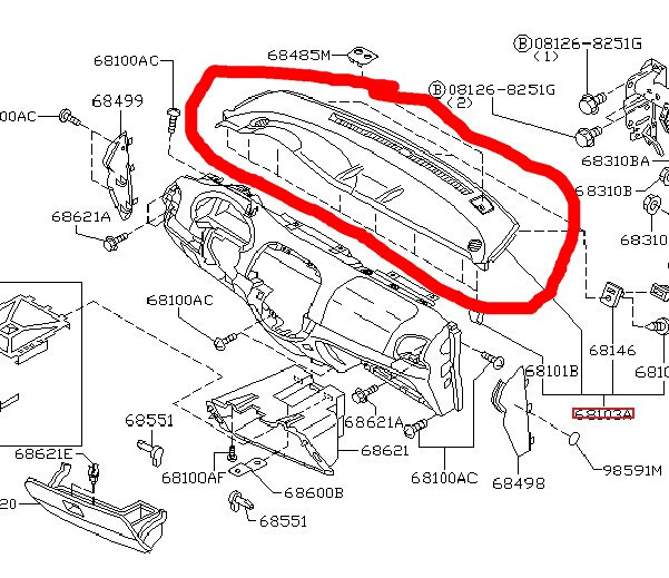 Накладка панели торпеды Nissan Micra K12  2005 хэтчбек 1.2 Бензин Одесса