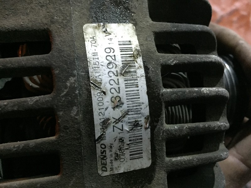 Генератор ZX13222929   Opel Combo