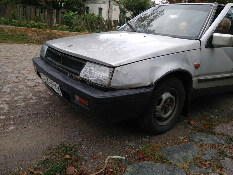 Крыло переднее левое Mitsubishi Lancer 1987 г.  1.5 л бензин Новоукраинка