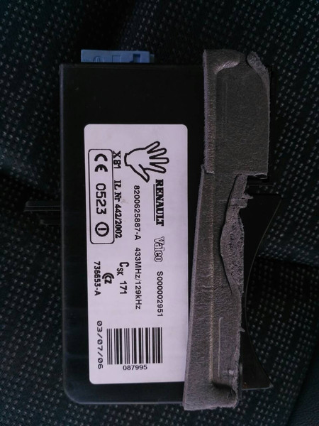 Ключ-карта с приемником Renault Espace 4  2006 1.9 Дизель Кременчуг
