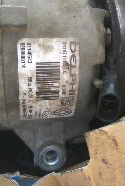 Компресор кондиціонера 01140543   Nissan Qashqai, Renault Megane