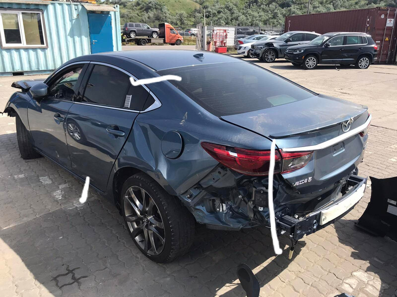 Чверть кузова задня ліва Mazda 6  2017 2.5 Бензин 