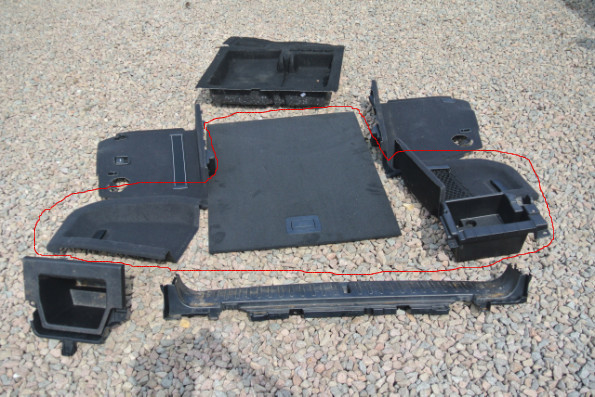 Обшивка багажника, пол багажника BMW X3 F25  2013 2.0 Бензин Киев