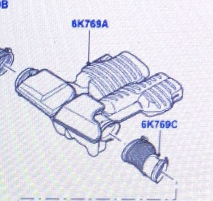 Повітряний резонатор Land Rover Range Rover 2011 р.  5.0 л бензин Рівне