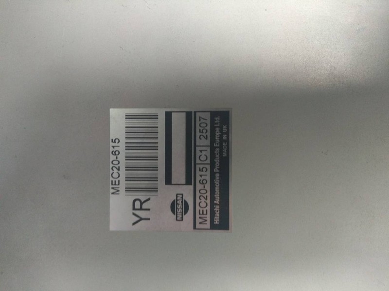Электронный блок управления двигателем MEC 20-615-С1-2507   Nissan Almera