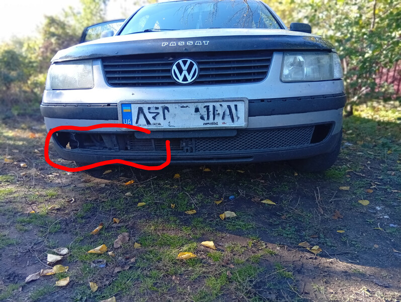 Заглушка бампера Volkswagen Passat B5  2000 1.9 Дизель 