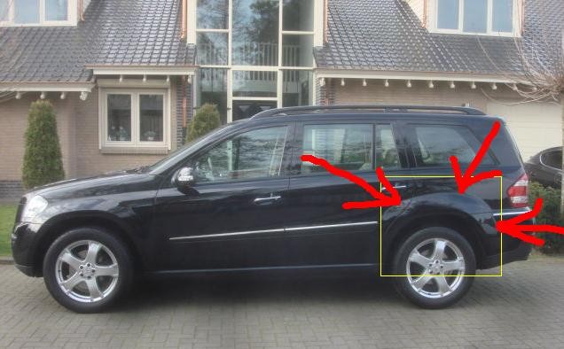 Расширитель арки Mercedes-Benz GL-Класс GL550 2008 5.5 Бензин Луцк