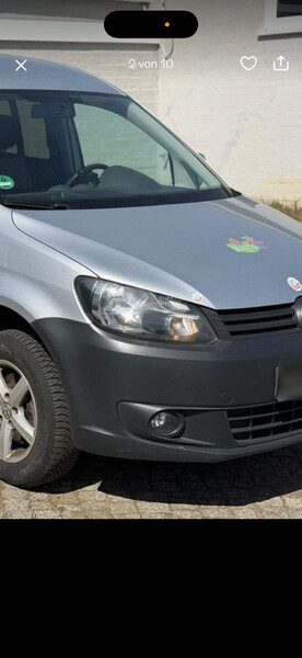 Ліве переднє крило сірого кольору Volkswagen Caddy 3  2011 1.6 Дизель Могилев-Подольский