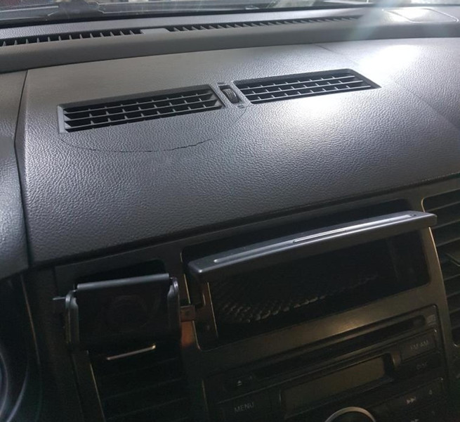 Накладка на торпедо центральная, Nissan Tiida C11  2008 хетчбек 1.6 Бензин 